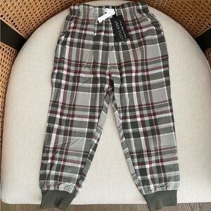 Little Bipsy Lounge Jogger Plaid - 4T-5T, NWT